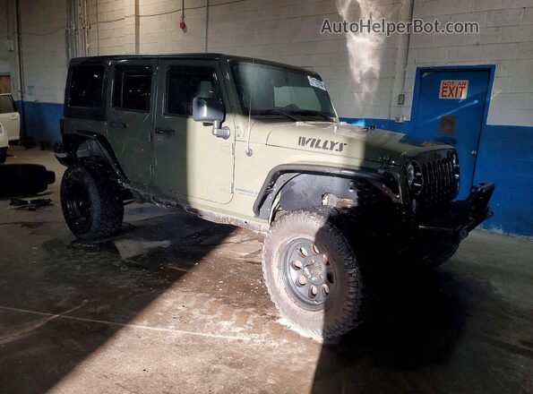 1C4BJWDG1GL100195 2016 JEEP WRANGLER Green Передня права чверть