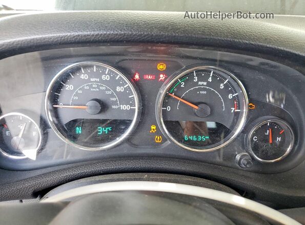 1C4BJWDG1HL637313 2017 JEEP WRANGLER Black Սարքավորումների վահանակի տեսք