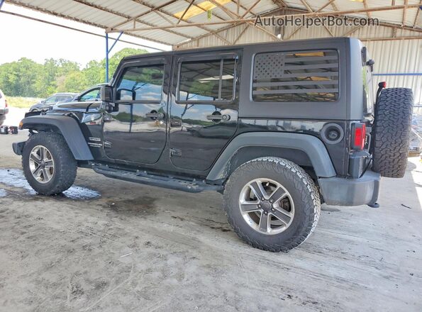 1C4BJWDG1HL637313 2017 JEEP WRANGLER Black Հետևի ձախ
