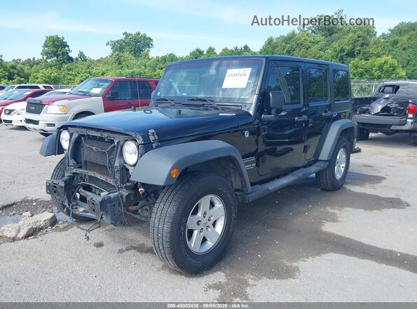 1C4BJWDG1HL731630 2017 JEEP WRANGLER UNLIMITED Черный Передняя левая четверть