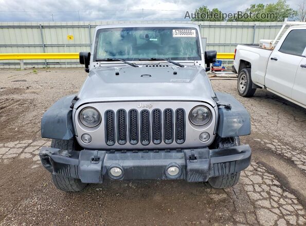 1C4BJWDG1JL887611 2018 JEEP WRANGLER Gray წინა ხედი