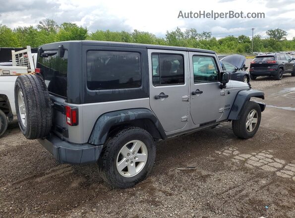 1C4BJWDG1JL887611 2018 JEEP WRANGLER Gray უკანა მარჯვენა