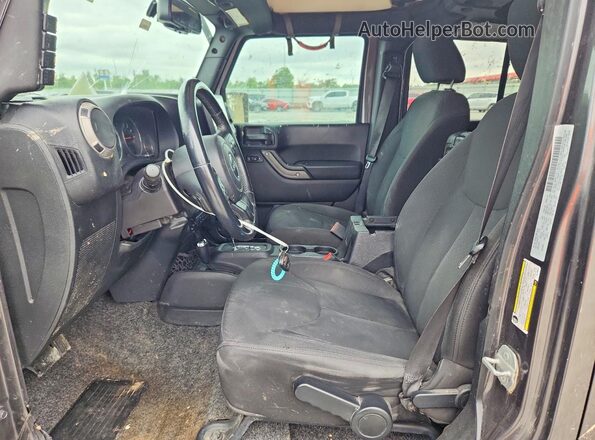 1C4BJWDG2GL190974 2016 JEEP WRANGLER Charcoal Вид салону спереду