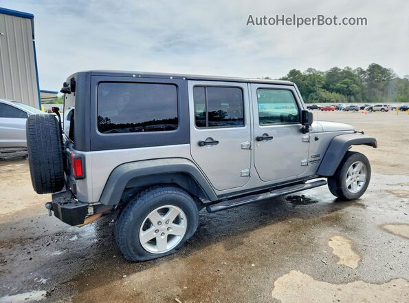 1C4BJWDG2GL319828 2016 JEEP WRANGLER Silver Trasero derecho