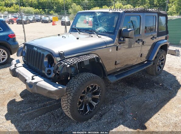 1C4BJWDG2GL322888 2016 JEEP WRANGLER UNLIMITED Gray Przód lewy