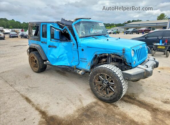 1C4BJWDG2HL609682 2017 JEEP WRANGLER Blue წინა მარჯვენა