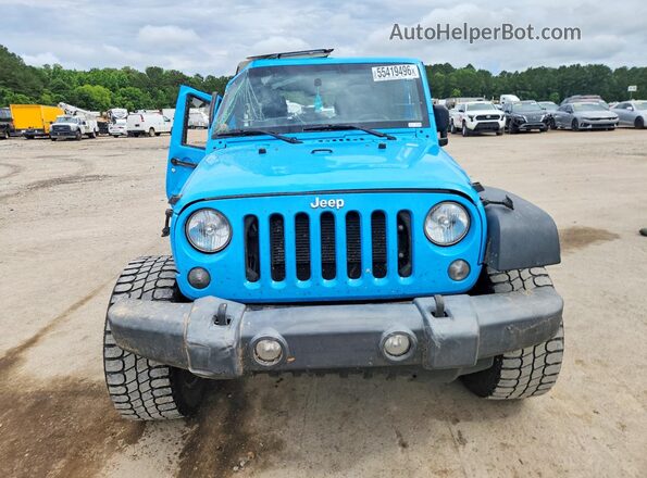 1C4BJWDG2HL609682 2017 JEEP WRANGLER Blue წინა ხედი
