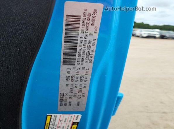 1C4BJWDG2HL609682 2017 JEEP WRANGLER Blue VIN კოდის სტიკერის ხედი