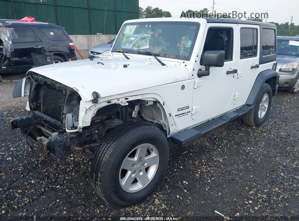 1C4BJWDG2HL652368 2017 JEEP WRANGLER UNLIMITED White Առջևի ձախ երեք քառորդ տեսարան