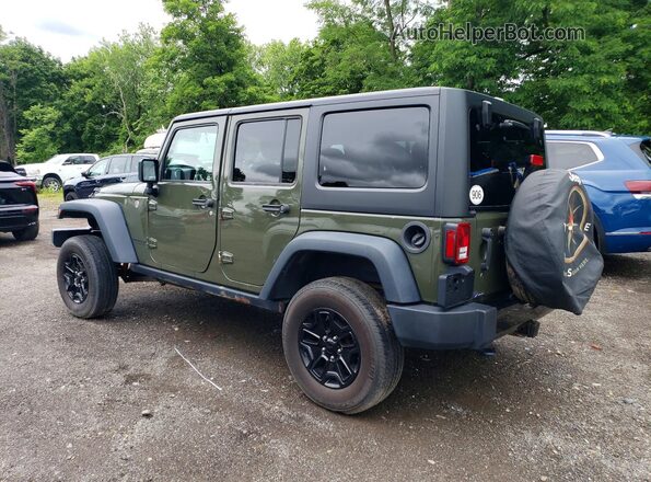 1C4BJWDG3GL107939 2016 JEEP WRANGLER Green უკანა მარცხენა