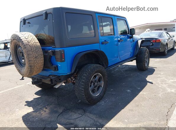 1C4BJWDG3GL125812 2016 JEEP WRANGLER UNLIMITED Blue Հետևի աջ