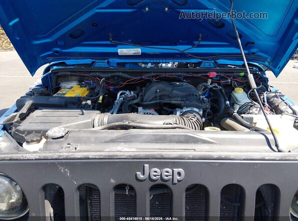 1C4BJWDG3GL125812 2016 JEEP WRANGLER UNLIMITED Blue Հետևի տեսք