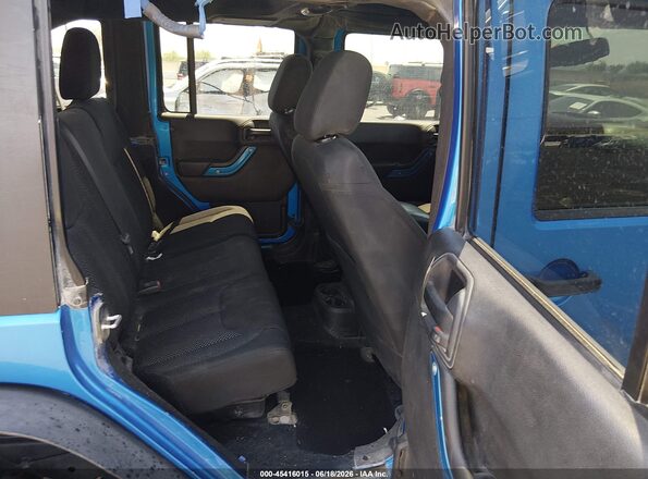1C4BJWDG3GL125812 2016 JEEP WRANGLER UNLIMITED Blue VIN կոդի պիտակի տեսք
