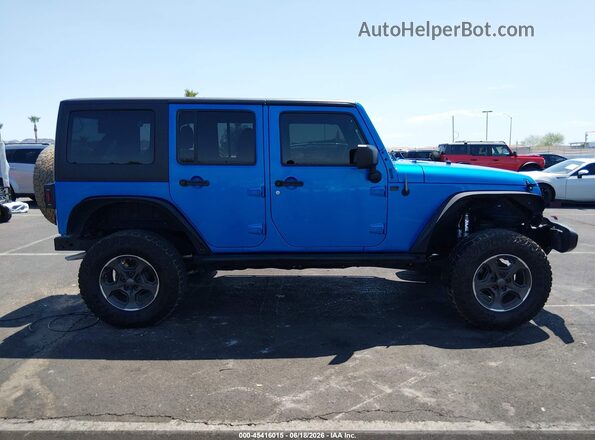 1C4BJWDG3GL125812 2016 JEEP WRANGLER UNLIMITED Blue Սարքավորումների վահանակի տեսք