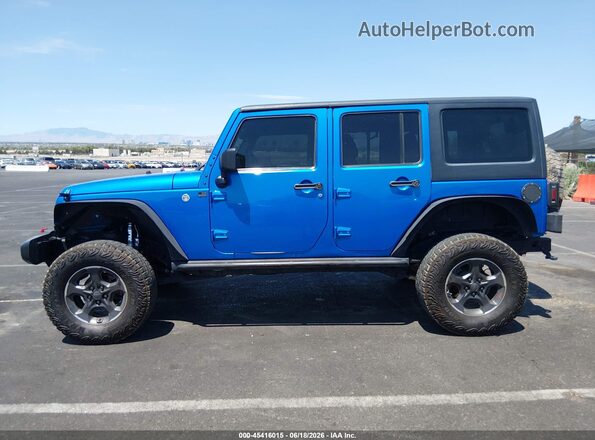 1C4BJWDG3GL125812 2016 JEEP WRANGLER UNLIMITED Blue Սալոնի հետևի տեսք