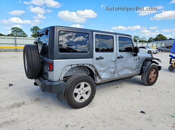 1C4BJWDG3HL616446 2017 JEEP WRANGLER Silver Tył prawy