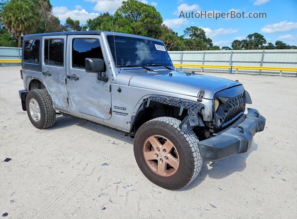 1C4BJWDG3HL616446 2017 JEEP WRANGLER Silver Przód prawy