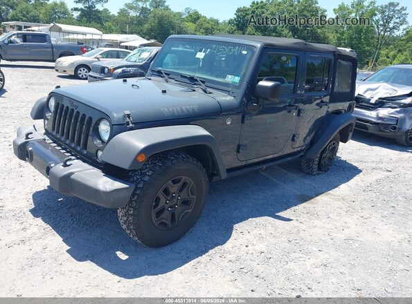 1C4BJWDG3HL667641 2017 JEEP WRANGLER UNLIMITED Gray წინა მარცხენა ხედი სამი მეოთხედიდან