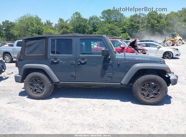 1C4BJWDG3HL667641 2017 JEEP WRANGLER UNLIMITED Gray უკანა სალონის ხედი