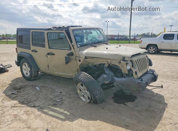 1C4BJWDG3JL833503 2018 JEEP WRANGLER Beige Front right