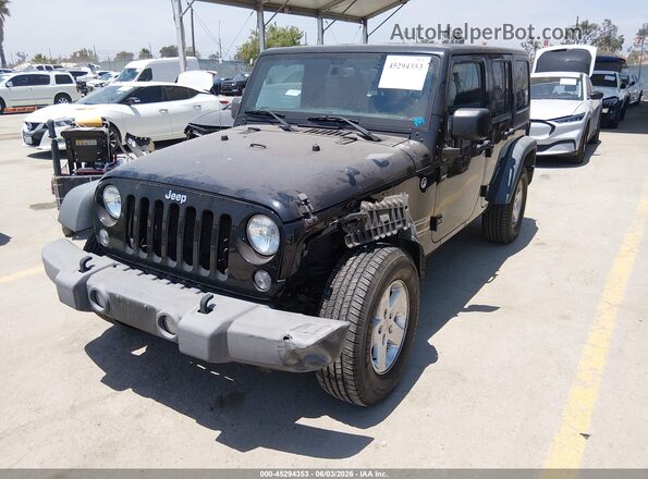 1C4BJWDG3JL862533 2018 JEEP WRANGLER Black Առջևի ձախ երեք քառորդ տեսարան