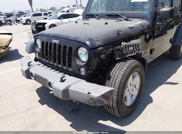 1C4BJWDG3JL862533 2018 JEEP WRANGLER Black Դիմացի տեսք