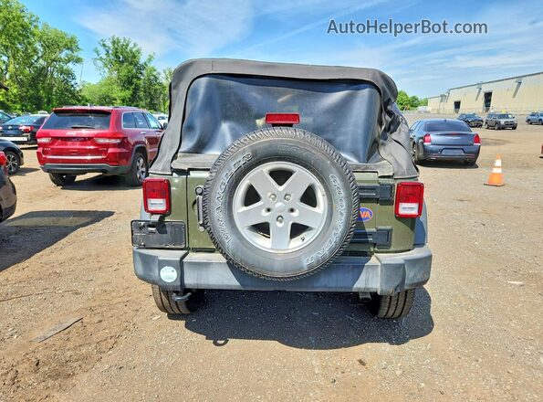 1C4BJWDG4GL144174 2016 JEEP WRANGLER Green Вид ззаду