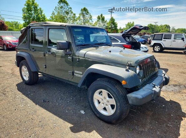 1C4BJWDG4GL144174 2016 JEEP WRANGLER Green Передня права чверть