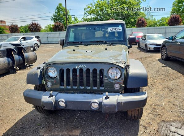 1C4BJWDG4GL144174 2016 JEEP WRANGLER Green Вид спереду