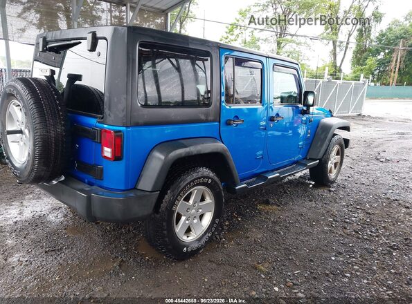 1C4BJWDG4GL253072 2016 JEEP WRANGLER UNLIMITED Blue Հետևի աջ