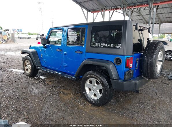 1C4BJWDG4GL253072 2016 JEEP WRANGLER UNLIMITED Blue Հետևի ձախ