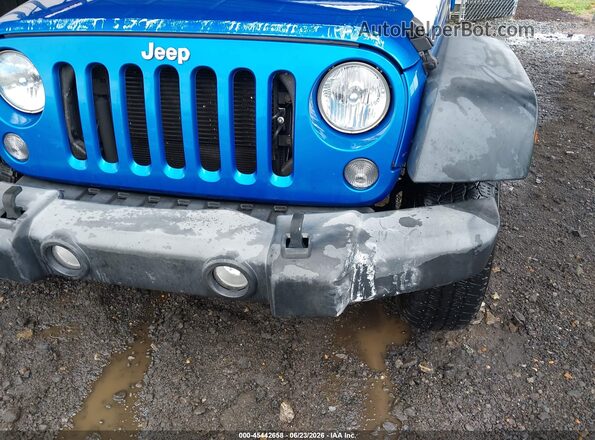 1C4BJWDG4GL253072 2016 JEEP WRANGLER UNLIMITED Blue Դիմացի տեսք