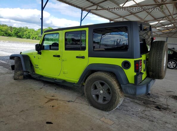 1C4BJWDG4GL277680 2016 JEEP WRANGLER Green უკანა მარცხენა