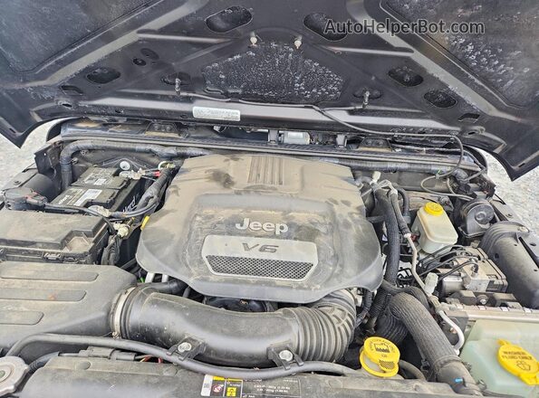 1C4BJWDG4HL597700 2017 JEEP WRANGLER Черный Вид подкапотного пространства