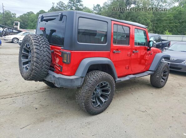 1C4BJWDG5GL247474 2016 JEEP WRANGLER Red უკანა მარჯვენა