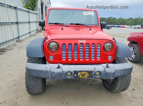1C4BJWDG5GL247474 2016 JEEP WRANGLER Red წინა ხედი