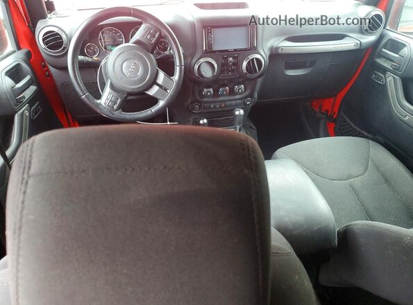 1C4BJWDG5GL247474 2016 JEEP WRANGLER Red წინა პანელის ხედი