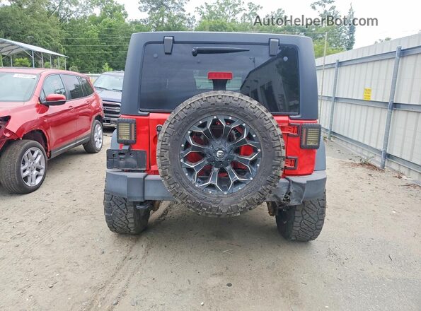 1C4BJWDG5GL247474 2016 JEEP WRANGLER Red უკანა ხედი