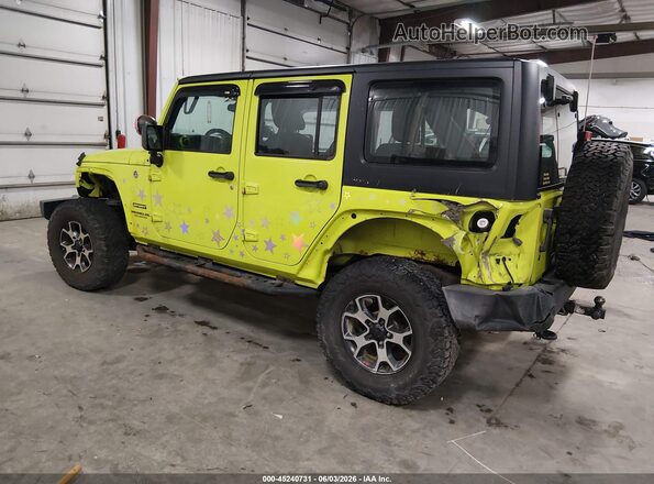 1C4BJWDG5GL311383 2016 JEEP WRANGLER UNLIMITED Yellow Задня ліва чверть