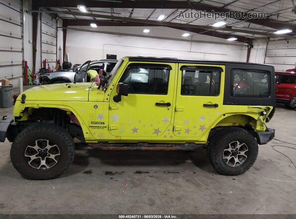 1C4BJWDG5GL311383 2016 JEEP WRANGLER UNLIMITED Yellow 