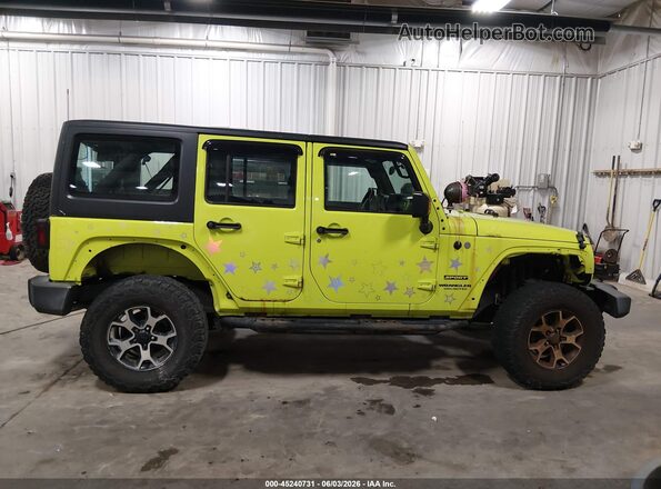 1C4BJWDG5GL311383 2016 JEEP WRANGLER UNLIMITED Yellow Панорамний вид салону 360°
