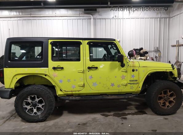 1C4BJWDG5GL311383 2016 JEEP WRANGLER UNLIMITED Yellow 