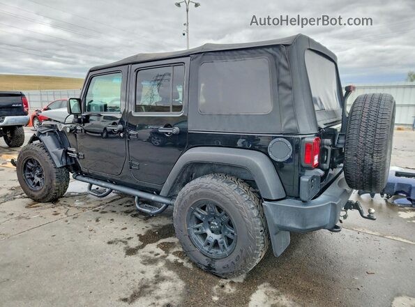 1C4BJWDG5HL507101 2017 JEEP WRANGLER Black Tył lewy
