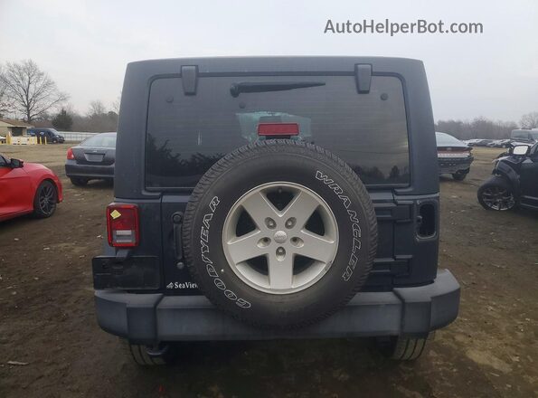 1C4BJWDG6GL333425 2016 JEEP WRANGLER Синий Вид сзади
