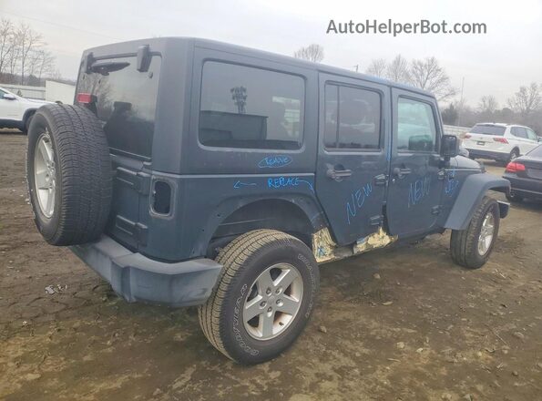 1C4BJWDG6GL333425 2016 JEEP WRANGLER Синий Задняя правая четверть