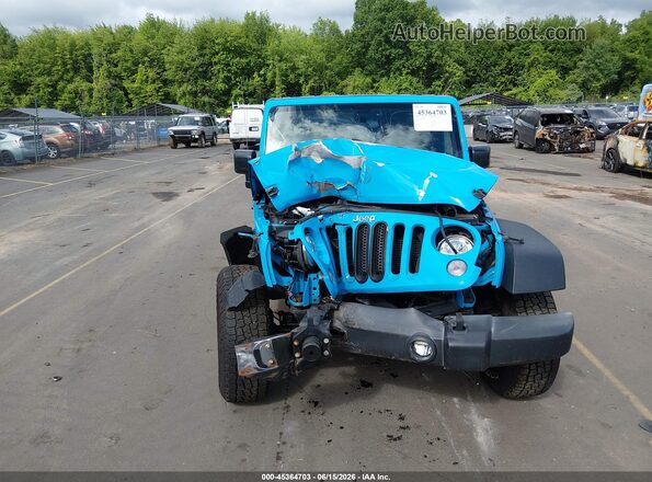 1C4BJWDG6HL568988 2017 JEEP WRANGLER UNLIMITED Blue Vista frontal