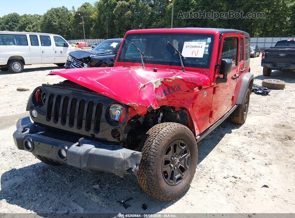 1C4BJWDG6HL743224 2017 JEEP WRANGLER UNLIMITED Red Դիմացի տեսք