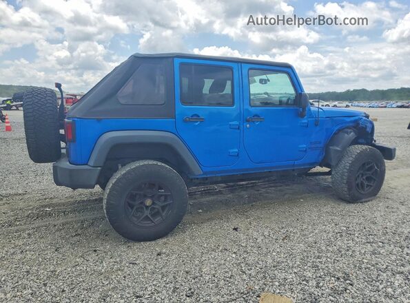1C4BJWDG7GL158019 2016 JEEP WRANGLER Blue 