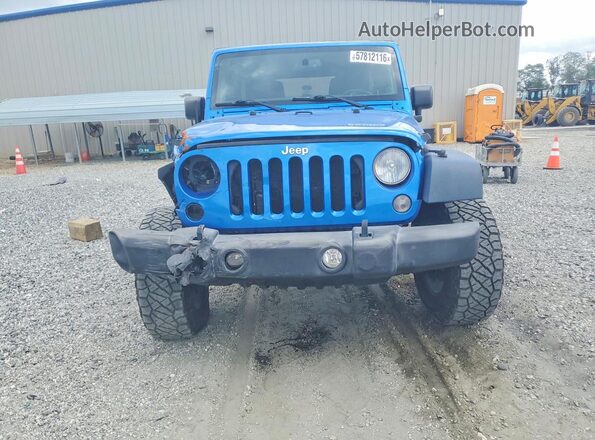1C4BJWDG7GL158019 2016 JEEP WRANGLER Blue 