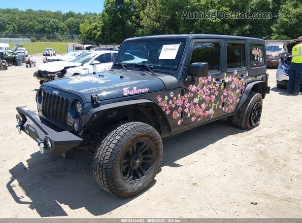 1C4BJWDG7GL221605 2016 JEEP WRANGLER UNLIMITED Black Vista tres cuartos delantera izquierda